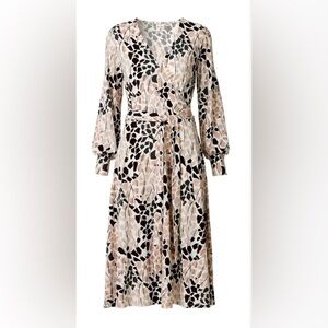 Richard Allen x H&M Patterned Wrap Dress Size S